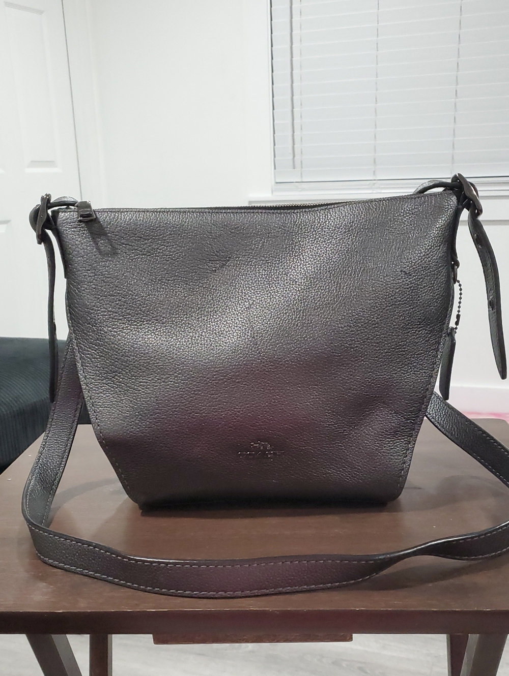 Women’s Black Leather Crossbody Bag